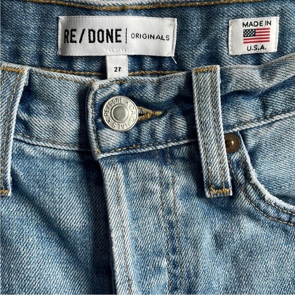 RE/DONE High Rise Ankle Crop Stretch size 27 - Picture 8 of 16